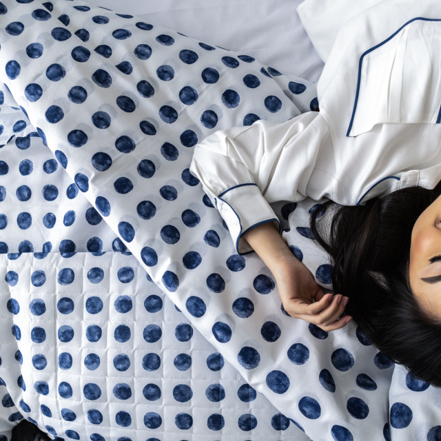 Edredom King Percal 150 Fios Algodão (Capa Duvet + Refil) Coleção Essencialle Dotz Azul - Marina