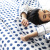 Edredom King Percal 150 Fios Algodão (Capa Duvet + Refil) Coleção Essencialle Dotz Azul - Marina