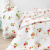 Edredom Queen 200 Fios Dupla Face (Capa Duvet + Refil) Jazz Estampado Flor de Morango - Marina
