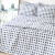 Edredom Queen Percal 150 Fios Algodão (Capa Duvet + Refil) Coleção Essencialle Dotz Azul - Marina