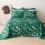 Edredom Solteiro 200 Fios Dupla Face (Capa Duvet + Refil) Jazz Estampado Verde Conceito - Marina