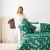 Edredom Solteiro 200 Fios Dupla Face (Capa Duvet + Refil) Jazz Estampado Verde Conceito - Marina