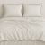 Edredom Solteiro Liso Percal 200 fios 100% Algodão Dupla face com vivo Colorlife (Capa Duvet + Refil) Branco - Marina