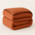 Edredom Solteiro Liso Percal 200 fios 100% Algodão Dupla face com vivo Colorlife (Capa Duvet + Refil) Terracota - Marina