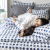 Edredom Solteiro Percal 150 Fios Algodão (Capa Duvet + Refil) Coleção Essencialle Dotz Azul - Marina