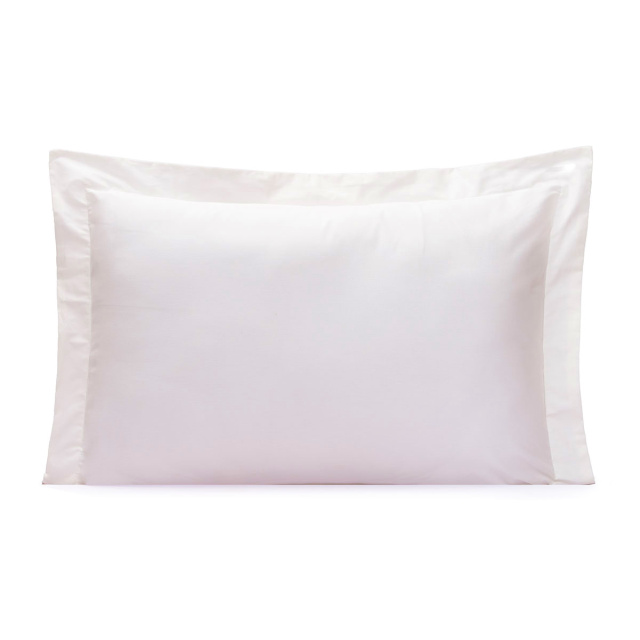 Fronha avulsa Percal 200 Fios 100% Algodão TLJ Liso Off White - Marina