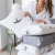 Fronha avulsa 200 Fios Jazz Estampado Voe Alto - Marina