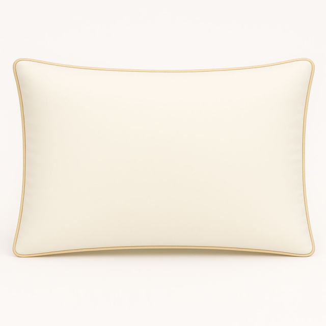 Fronha Avulsa Percal 200 Fios Liso 100% algodão com vivo Colorlife Off White - Marina