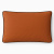 Fronha Avulsa Percal 200 Fios Liso 100% algodão com vivo Colorlife Terracota - Marina