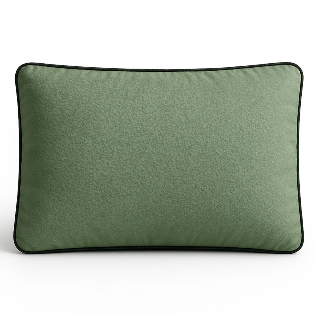 Fronha Avulsa Percal 200 Fios Liso 100% algodão com vivo Colorlife Verde - Marina