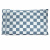 Jogo de lençol 3 peças Queen Percal 160 Fios Algodão Coleção Classic - Xadrez Old School Azul