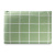 Jogo de lençol 3 peças Queen Percal 160 Fios Algodão Coleção Classic - Grid Verde