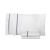 Jogo de lençol casal 4 peças 100% algodão Versatile Branco/Azul Marinho