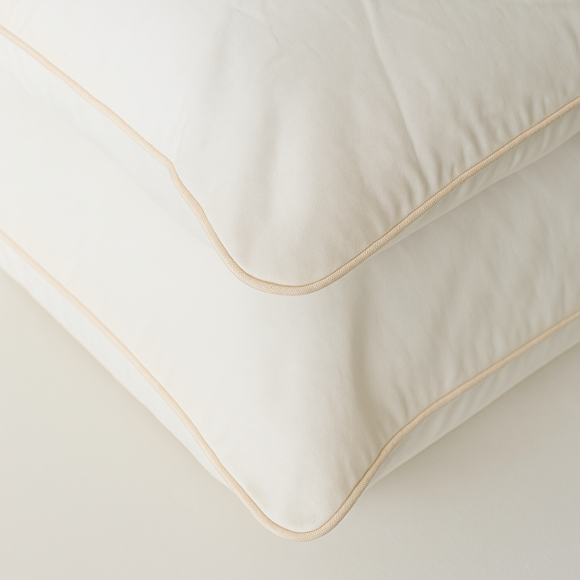 Jogo de Lençol liso com vivo percal 200 fios 100% Algodão Casal Padrão 4 peças Colorlife Off White - Marina