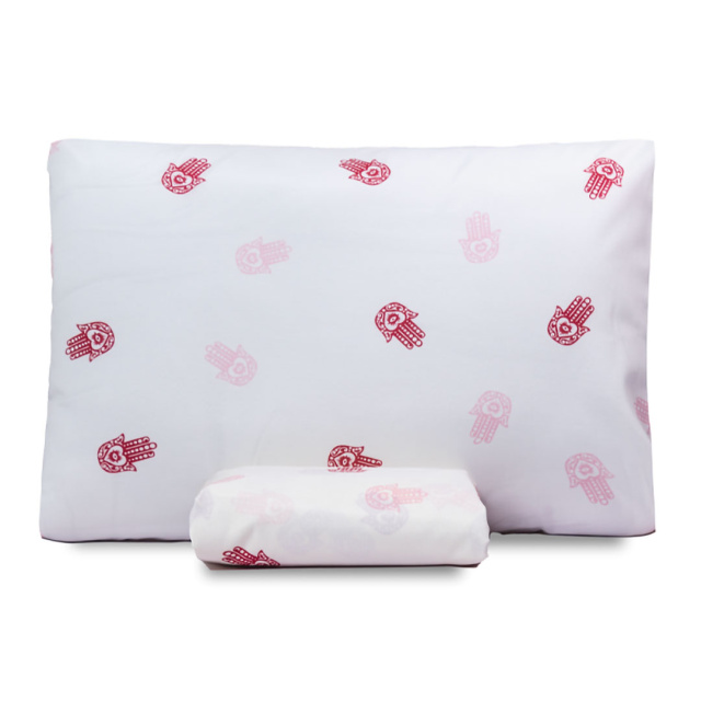 Jogo de Lençol Percal 150 Fios Algodão Solteiro 2 Peças Coleção Essencialle Mão de Fátima - Marina