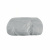 Jogo de lençol solteiro percal 400 fios com ponto palito 2 peças (fronha + lençol elasticado) Cinza