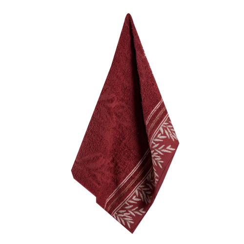 Jogo de Toalhas de Banho Florença 2 Peças Vinho Tango