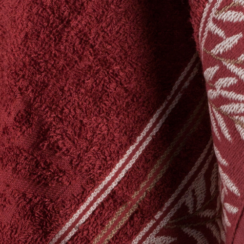 Jogo de Toalhas de Banho Florença 2 Peças Vinho Tango