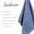 Kit 4 Toalhas de Banho Santorini Azul jeans