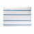 Coordenado 3 Peças Queen Percal 200 Fios 100% Algodão (Capa Duvet+Fronha) TLJ Estampado Listras Pijama Azul -