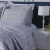 Coordenado Completo 8 Peças Queen Percal 180 Fios Algodão Classic Grid Cinza - Marina