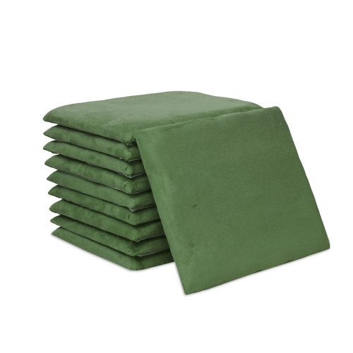 Kit de Cabeceira Modular Casal Padrão Retângulo 12 pçs Verde