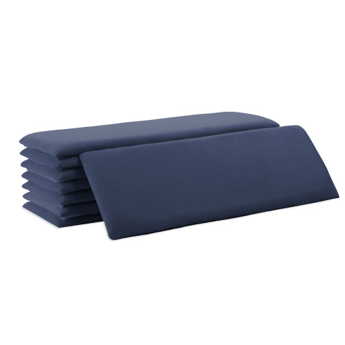 Kit de Cabeceira Modular Queen Ligne 8 Peças Azul Marinho