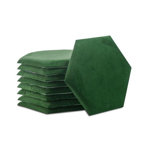Kit de Cabeceira Modular Solteiro Hexágono 7 pçs Verde