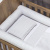 Kit Montessoriano Mini cama Moderninhos Rolinho 4 peças 100% algodão Grid Cinza