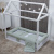 Kit Montessoriano Mini cama Moderninhos Rolinho 4 peças 100% algodão Grid Verde