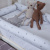 Kit Montessoriano Mini cama Moderninhos Rolinho 4 peças 100% algodão Hannah e Hugo