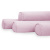 Kit Quarto Completo Mini Cama 24 Peças Percal 100% Algodão - Rosa