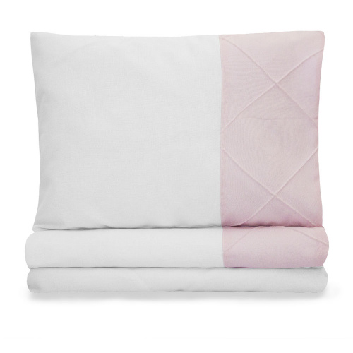 Kit Quarto Completo Mini Cama 24 Peças Percal 100% Algodão - Rosa