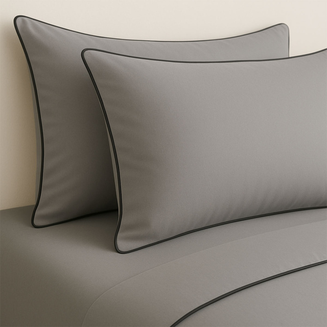 Lençol Avulso elasticado Percal 200 Fios 100% Algodão King Colorlife Cinza - Marina