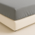 Lençol Avulso elasticado Percal 200 Fios 100% Algodão King Colorlife Cinza - Marina