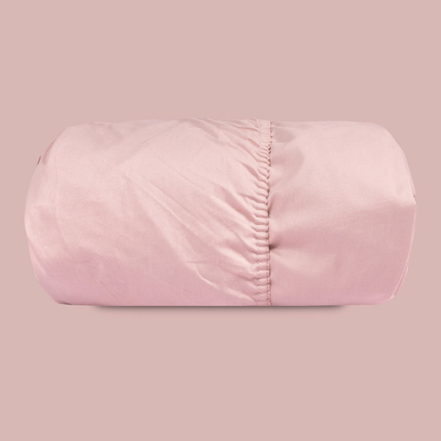 Lençol Avulso elasticado Percal 200 Fios 100% Algodão King Colorlife Rose - Marina