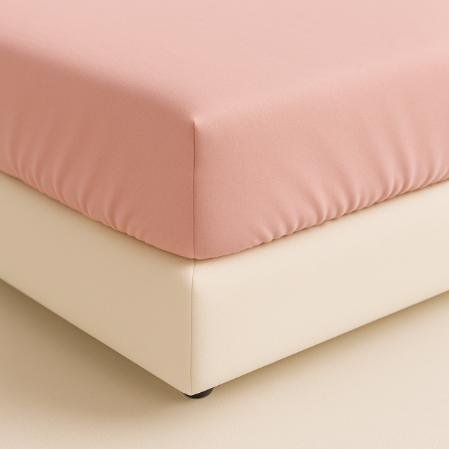 Lençol Avulso elasticado Percal 200 Fios 100% Algodão King Colorlife Rose - Marina