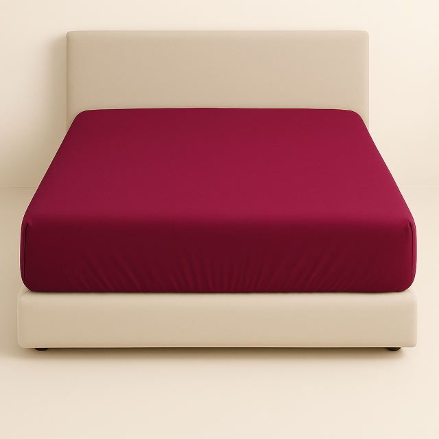 Lençol Avulso elasticado Percal 200 Fios 100% Algodão King Colorlife Rubelita - Marina