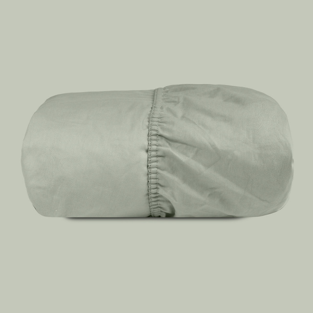 Lençol Avulso elasticado Percal 200 Fios 100% Algodão Queen Colorlife Verde - Marina