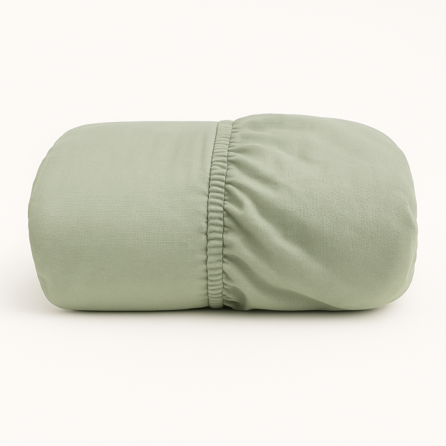 Lençol Avulso elasticado Percal 200 Fios 100% Algodão Queen Colorlife Verde - Marina