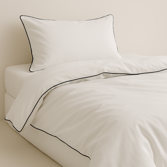 Lençol Avulso sem elástico Percal 200 Fios 100% Algodão Liso Casal Colorlife Branco - Marina