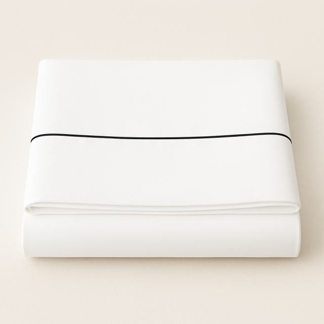 Lençol Avulso sem elástico Percal 200 Fios 100% Algodão Liso Casal Colorlife Branco - Marina