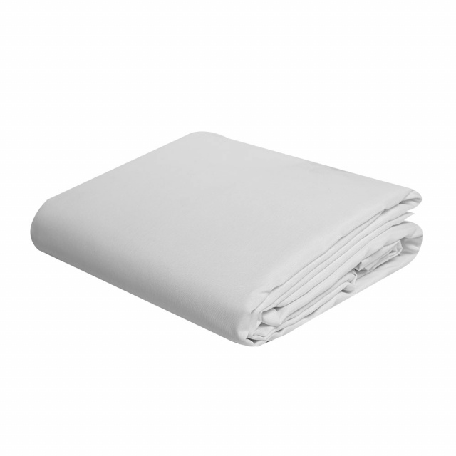 Lençol de Cima Percal 160 Fios Algodão Casal Padrão Liso 2,20m x 2,50m Coleção Hotelaria - Marina