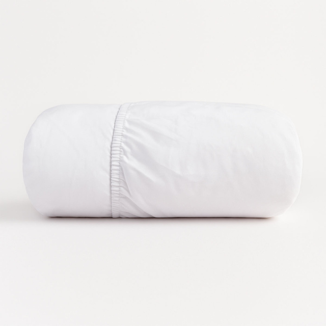 Lençol Avulso elasticado Percal 200 Fios 100% Algodão Avulso Casal Padrão Colorlife Branco - Marina