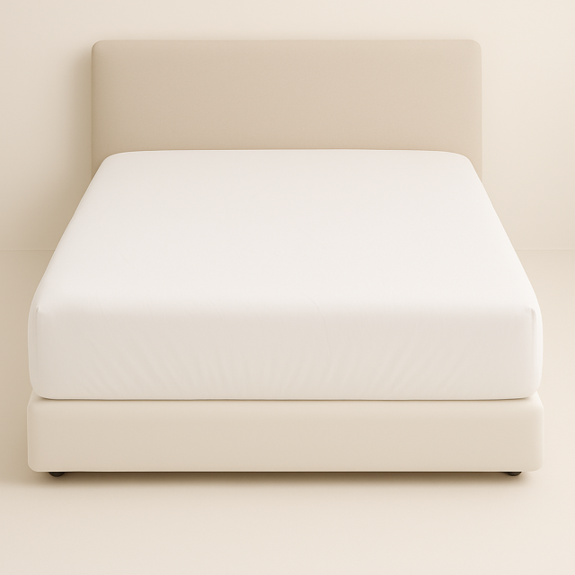 Lençol Avulso elasticado Percal 200 Fios 100% Algodão Avulso Casal Padrão Colorlife Branco - Marina