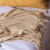 Manta Tricot texturizada com franjas 1,27 x 1,52m Cru - Marina