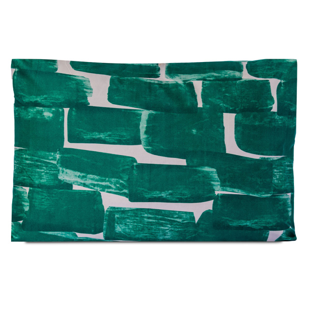 Par de Fronha 200 Fios Jazz Estampado Verde Conceito - Marina