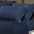 Par de Fronha Percal 200 Fios Liso 100% algodão com vivo Colorlife - Azul Marinho