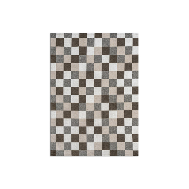 Tapete em Tecido Jacquard com Látex 1,35 m x 1,00 m - Pixel Caramelo