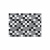 Tapete em Tecido Jacquard com Látex 1,35 m x 1,00 m - Pixel Preto